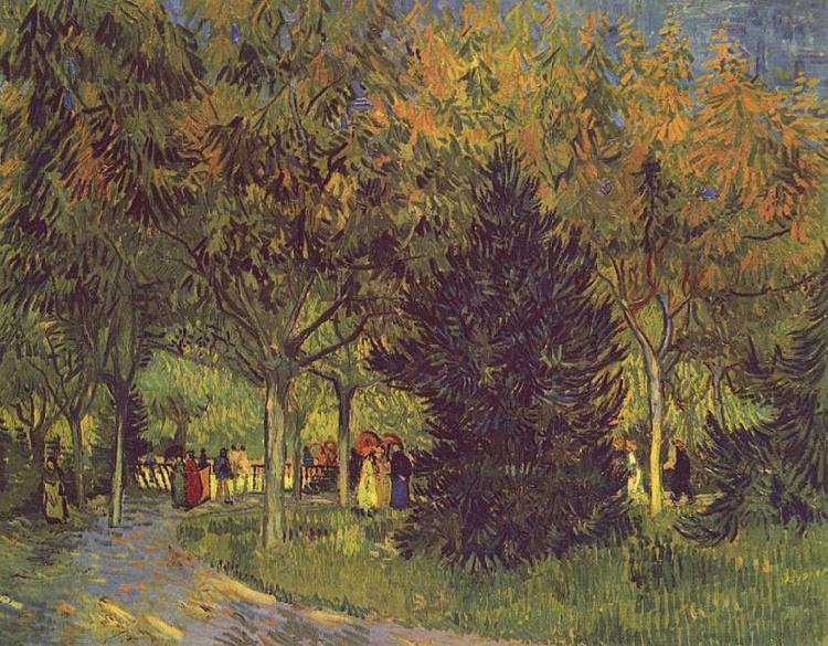 Vincent Van Gogh Allee im Park Spain oil painting art